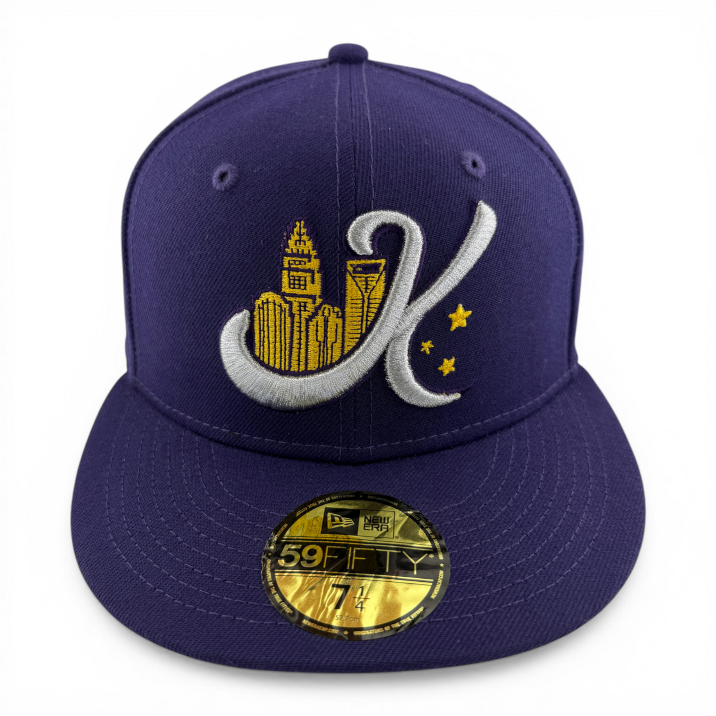 New Era Charlotte Knight MiLB Theme Nights Uptown Purple 59Fifty Fitted Hat Cap