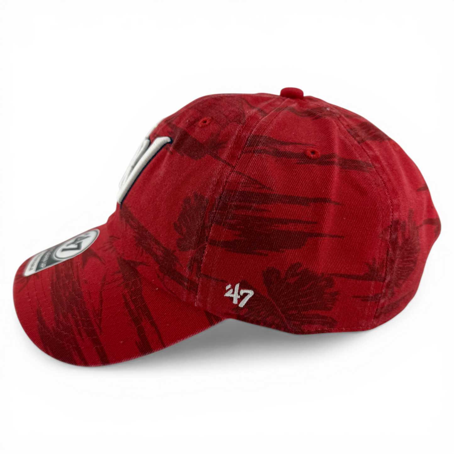 '47 Brand Worcester Red Sox WooSox Fiji Heart Clean Up Adjustable Dad Hat Cap