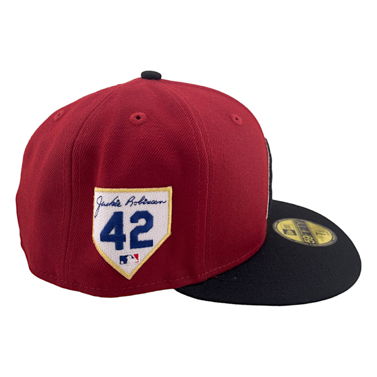 New Era Arizona Diamondbacks #42 Jackie Robinson Red/Black UV 59FIFTY Fitted Hat