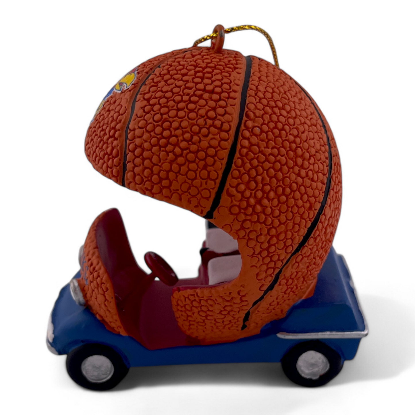 University of Kansas Jayhawks NCAA Basketball Field Car Cart Christmas Ornament