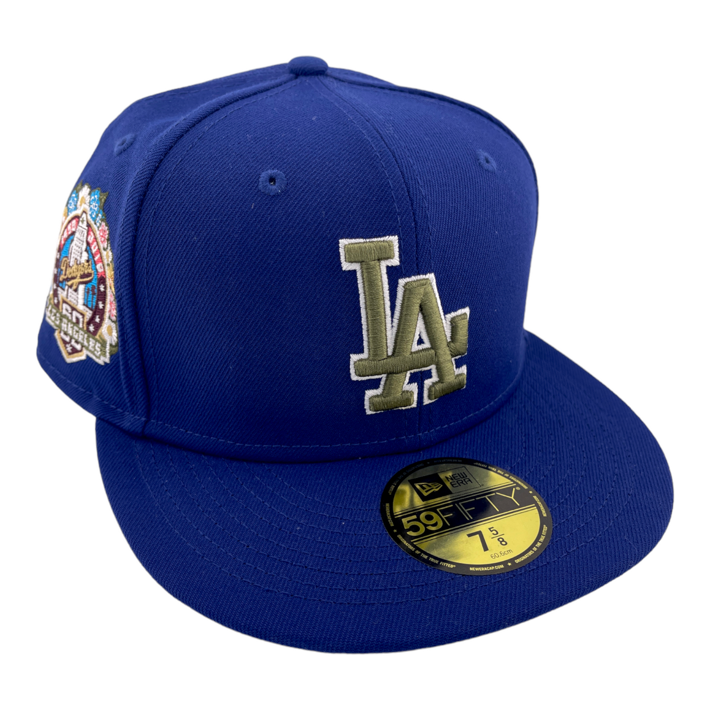 New Era Los Angeles Dodgers 60th Anniversary Patch Botanical Pack 59FIFTY Hat Cap