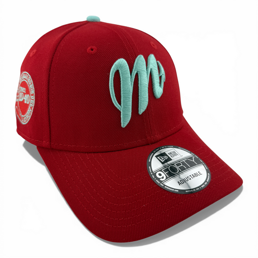 New Era Diablos Rojos del México LMB 1940 Patch 9Forty Snapback Adjustable Hat