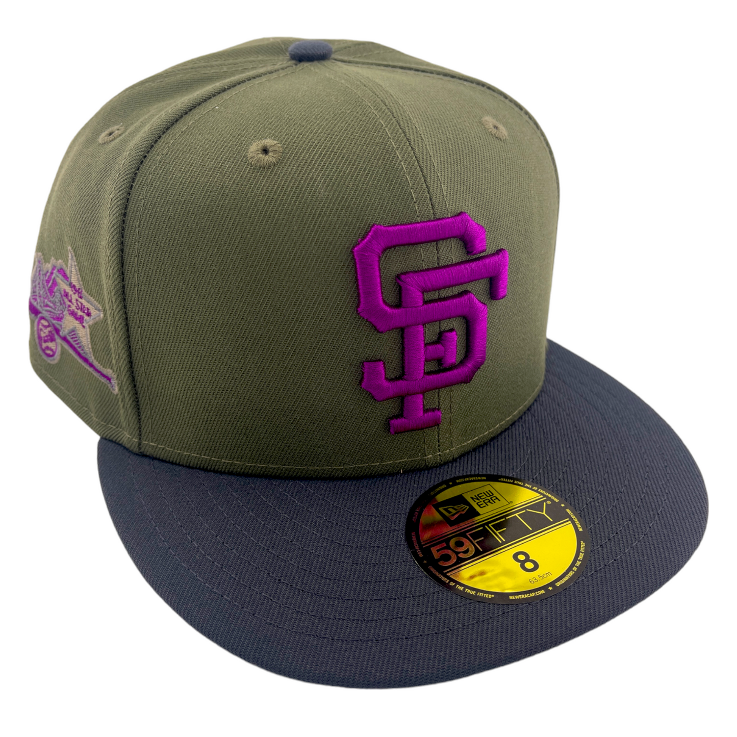 New Era San Francisco Giants MLB 1961 All-Star Game Purple UV 59Fifty Fitted Hat Cap