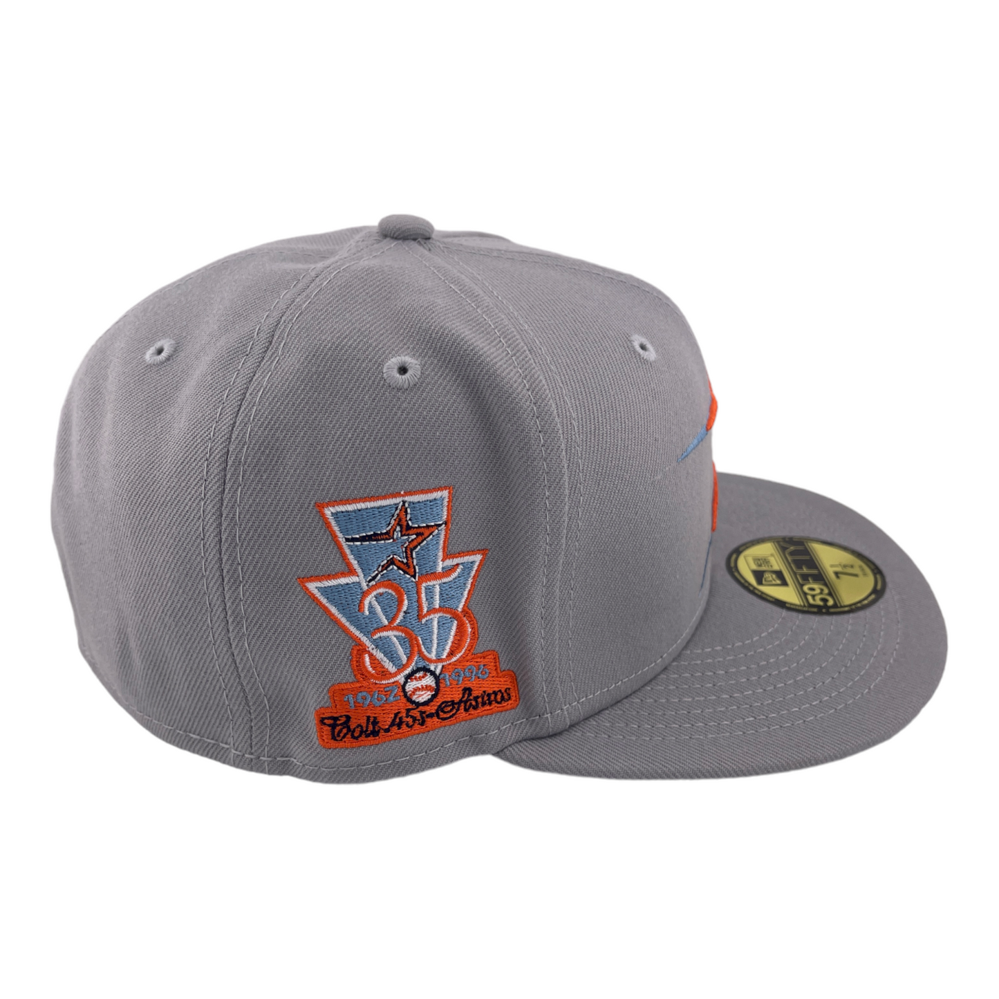 New Era Houston Astros 35th Anniversary Orange Slice Grey/Blue UV 59FIFTY Hat Cap