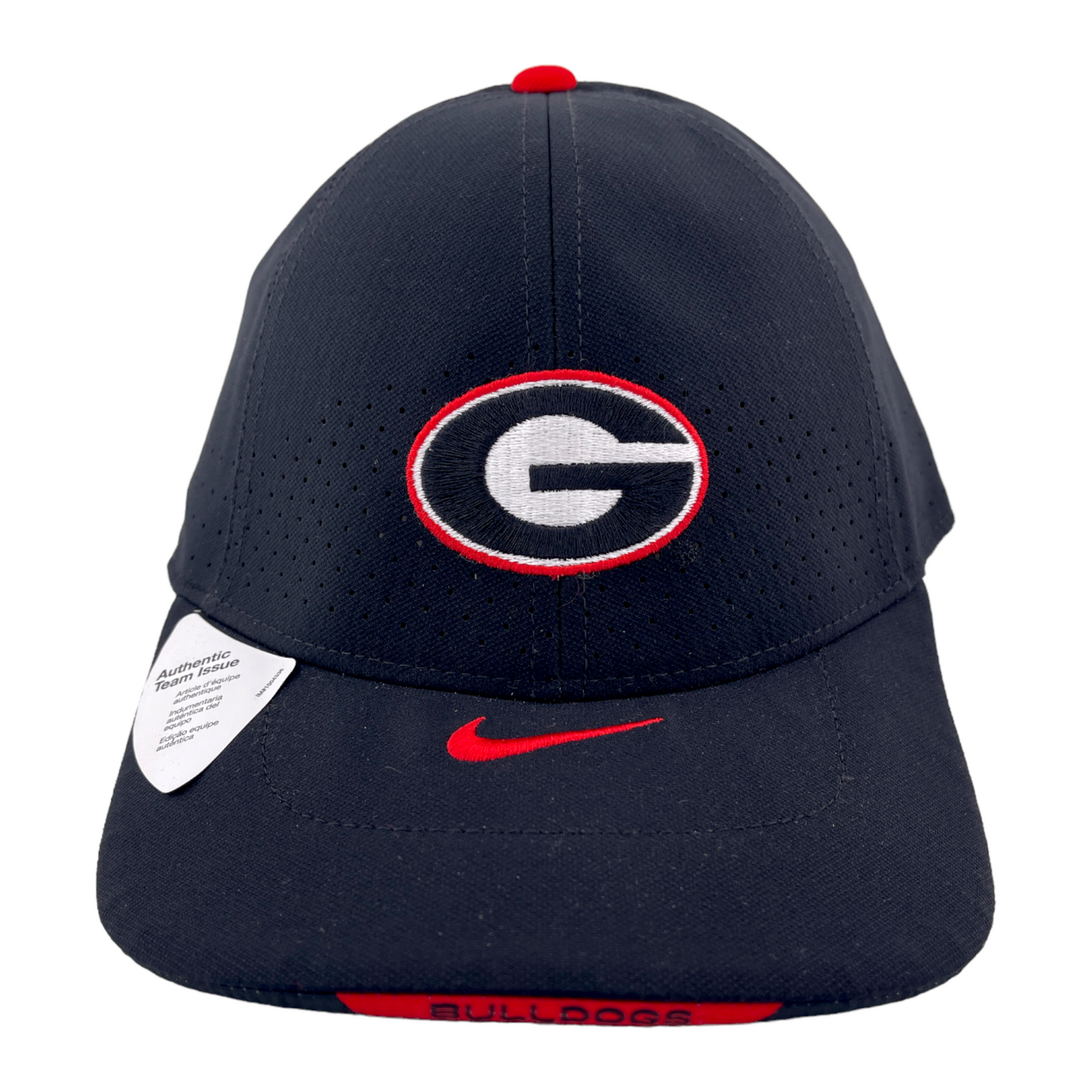 Nike University of Georgia Bulldog NCAA Sideline Legacy91 Aerobill Adjustable Hat