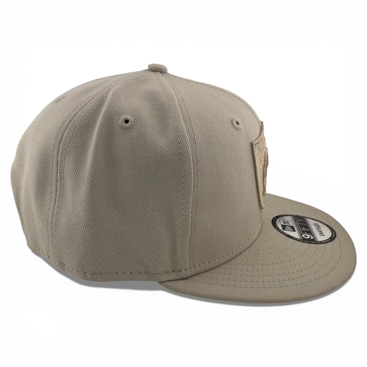 New Era Las Vegas Raiders NFL Stone Cream Tan 9Fifty Snapback Adjustable Hat Cap