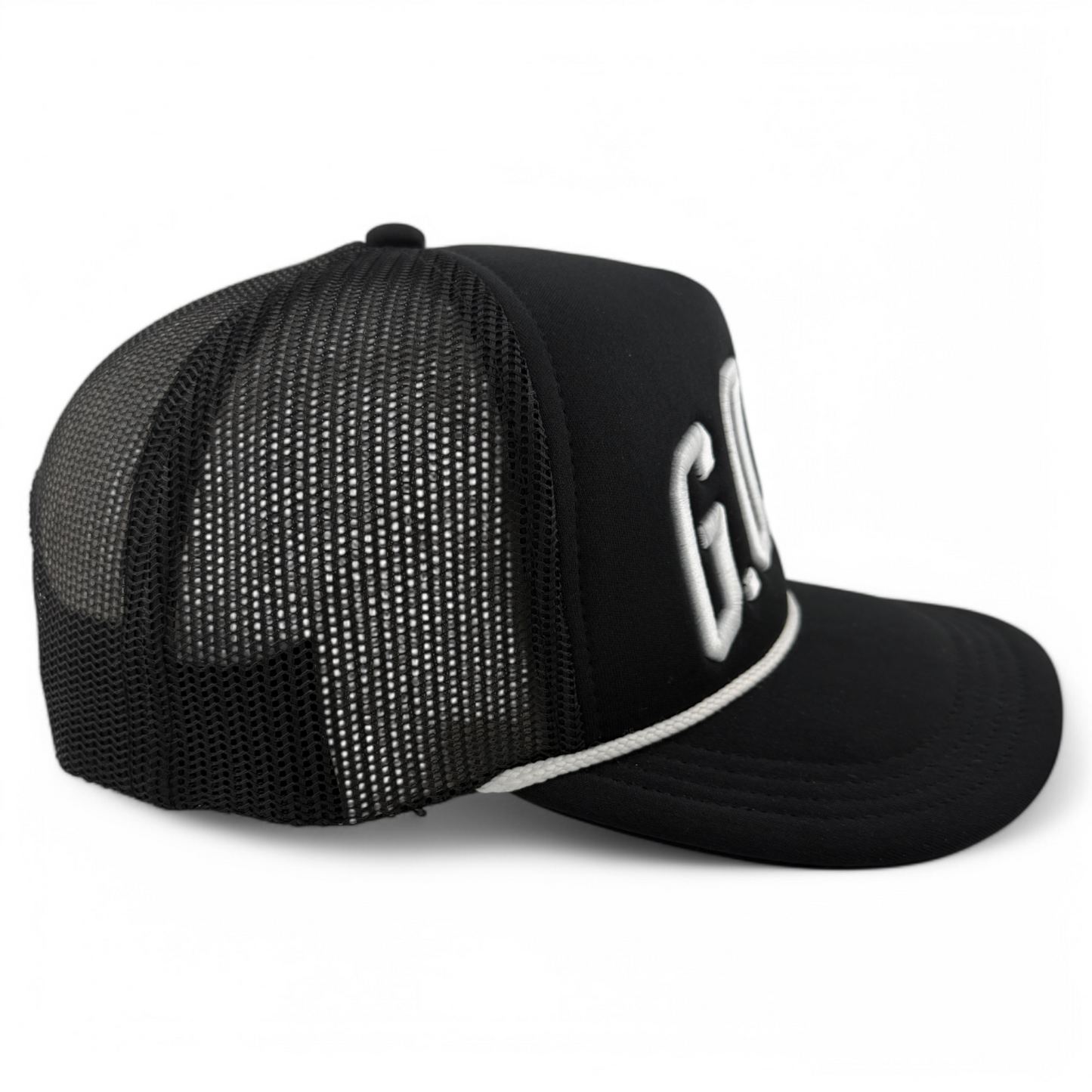 G.O.A.T Greatest of All Time Mesh Back Adjustable Snapback Foam Trucker Hat Cap