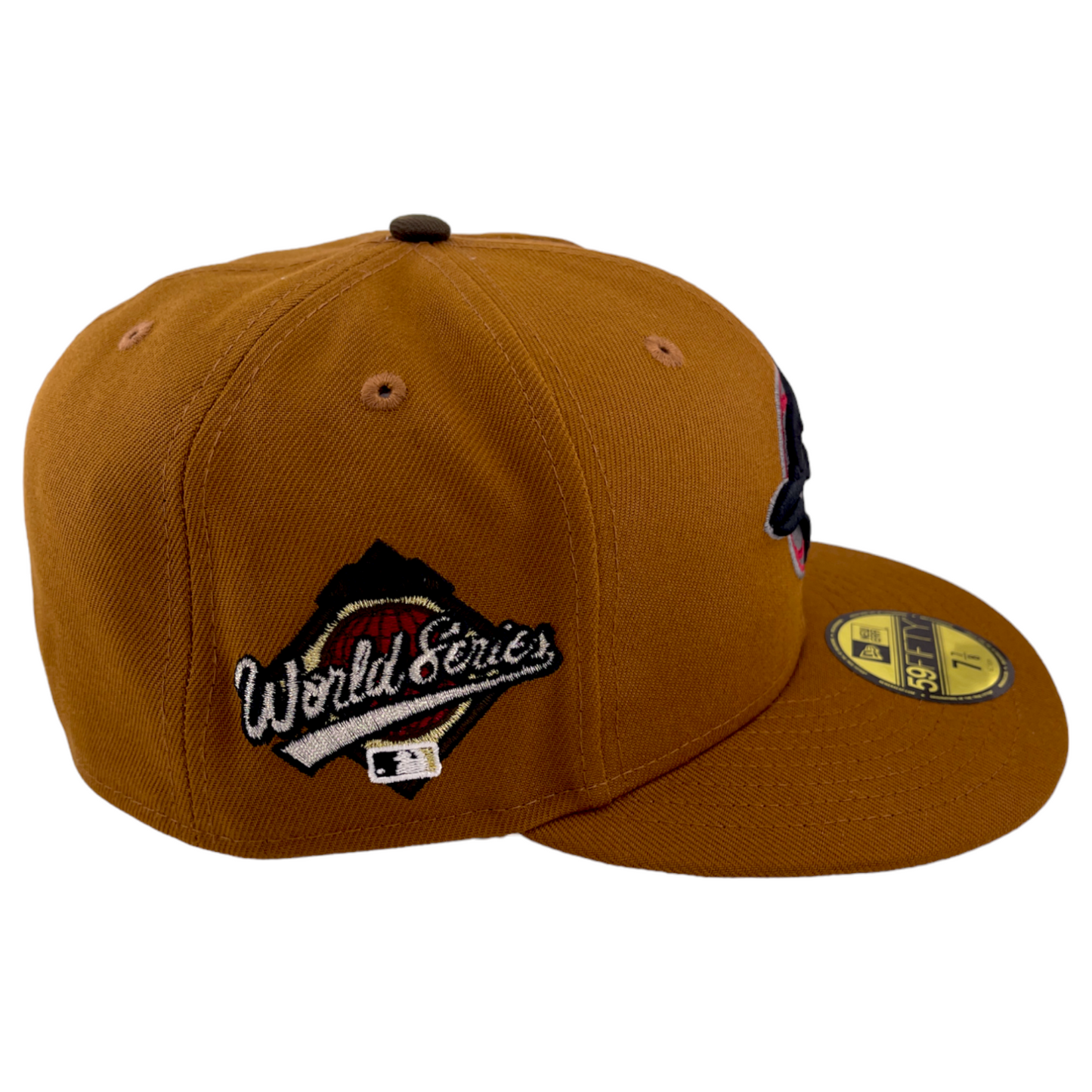 New Era Toronto Blue Jays 1993 World Series Patch Tan Toast Pack 59FIFTY Hat Cap