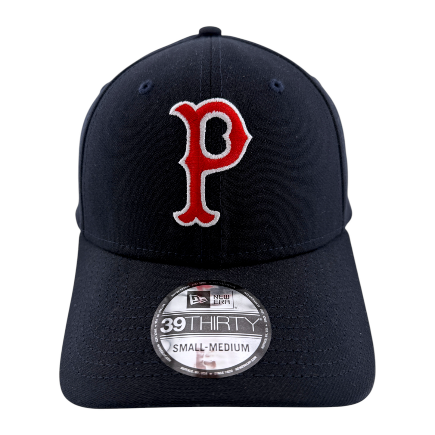 New Era Pawtucket Red Sox PawSox Woosox MiLB Team Navy 39Thirty Flex Fit Hat Cap