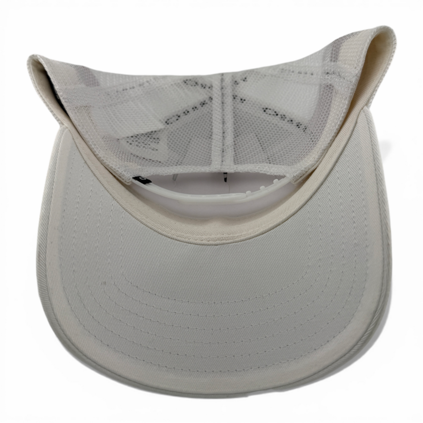 Oakley Ellipse White Black/Logo Trucker Mesh Back Adjustable SnapBack Hat Cap