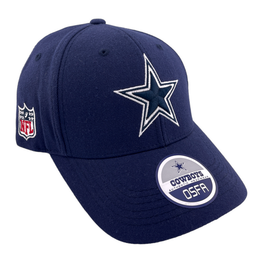 Dallas Cowboys NFL Team Basic Logo Navy Blue Men's Adjustable Hat Wool Cap