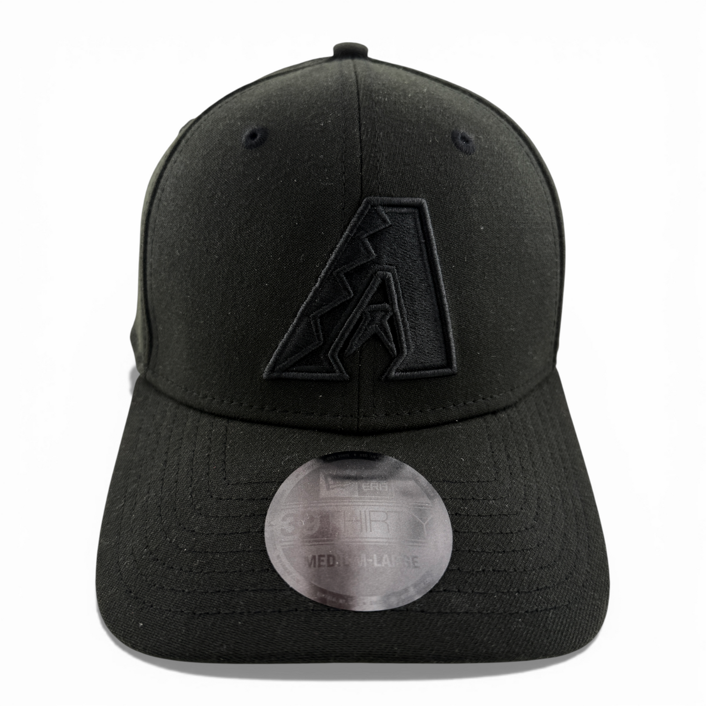 New Era Arizona Diamondbacks MLB All Blackout Blacked Out 39Thirty Flex Fit Hat