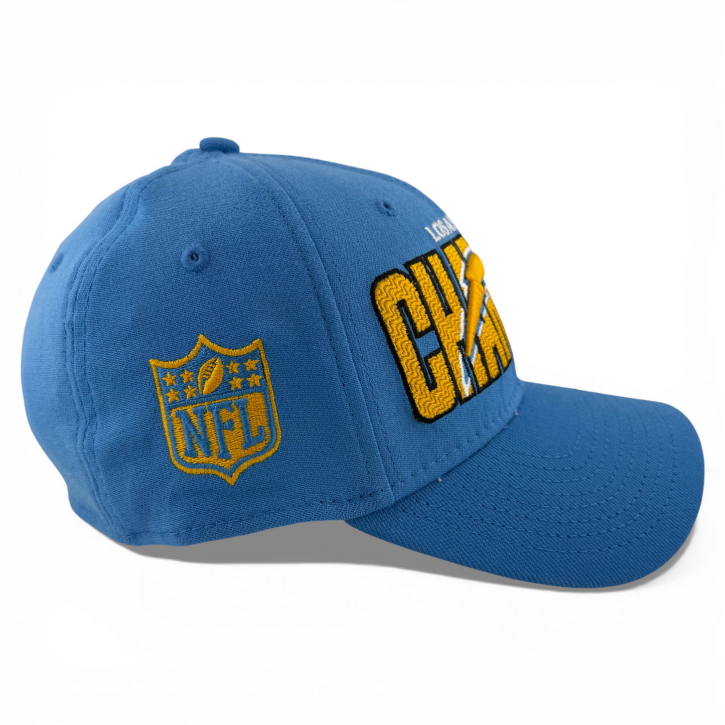 New Era Los Angeles Chargers NFL 2023 Draft Yellow/Blue 39Thirty Hat Cap