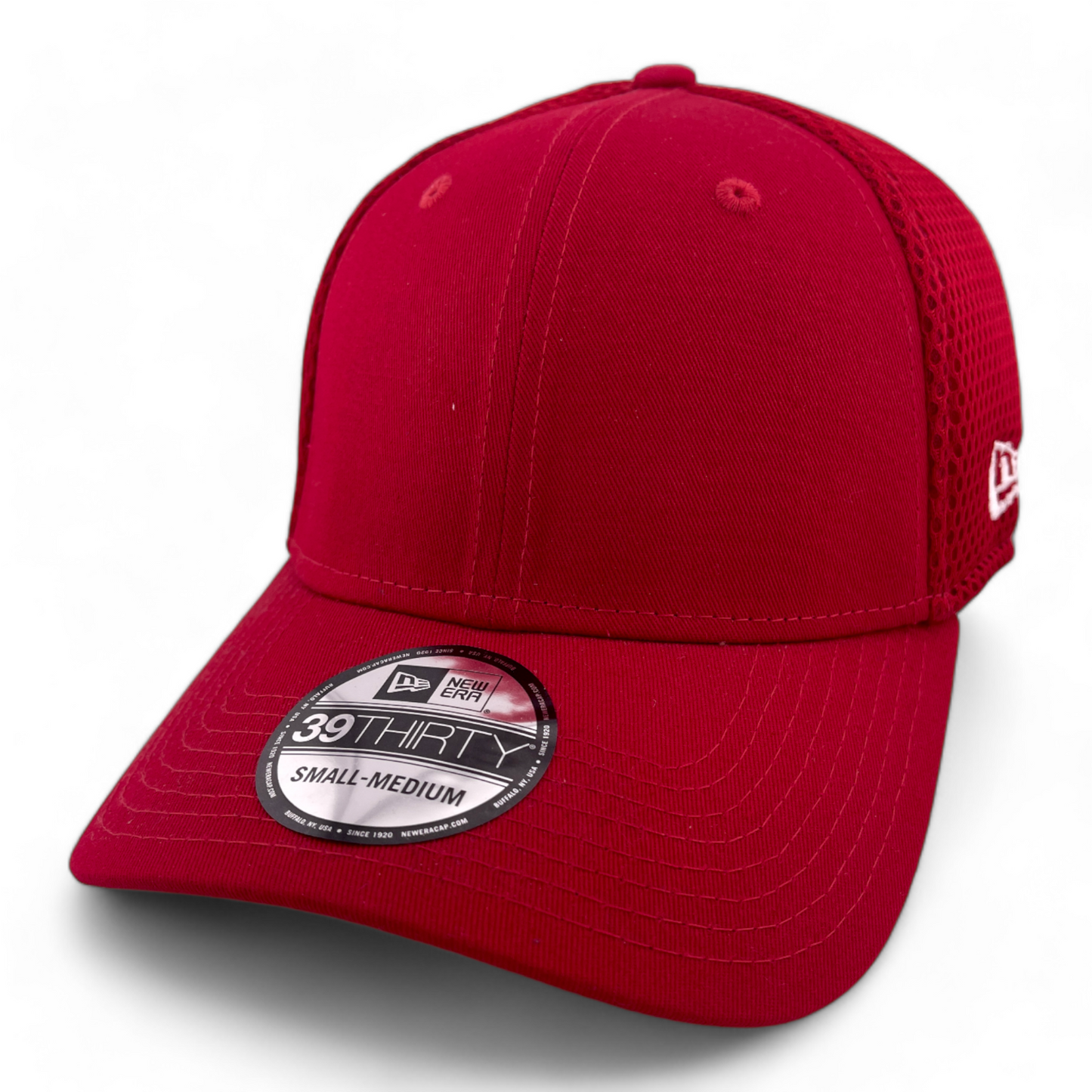 New Era Blank Red (For Custom Embroidery) Neo Mesh 39Thirty Flex Fit Hat Cap