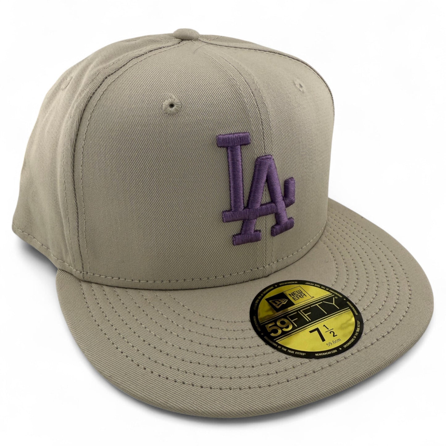 New Era Los Angeles Dodgers MLB League Essential Pack Tan 59FIFTY Fitted Hat Cap