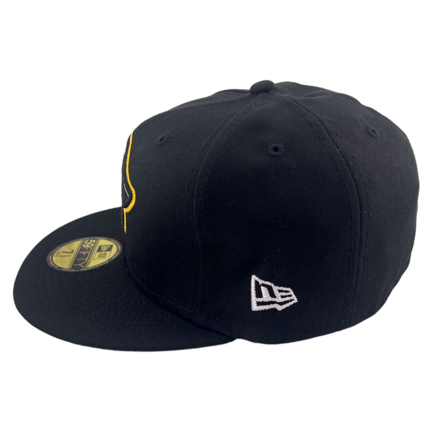 New Era Bradenton Marauders Throwback Logo MiLB Black/Grey UV 59FIFTY Fitted Hat Cap