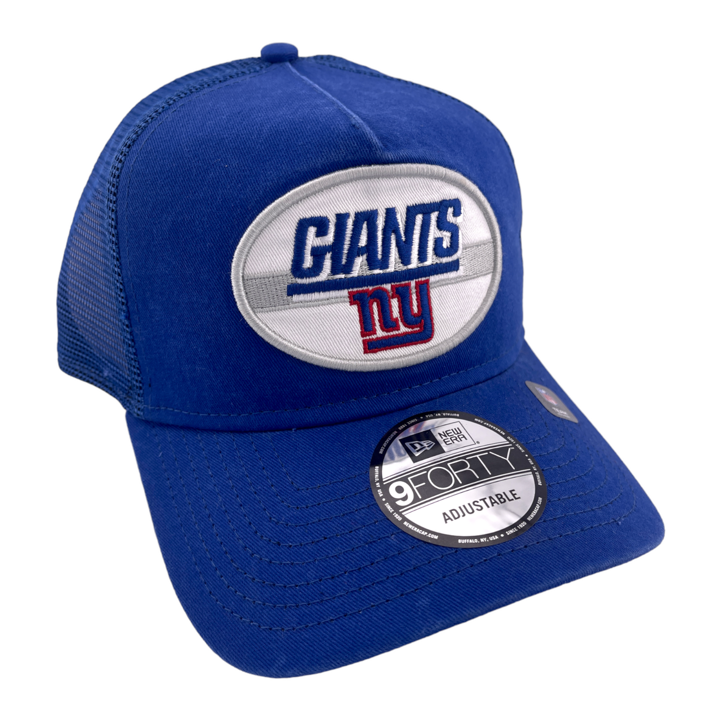 New Era New York Giants NFL Oval 9Forty A-Frame Snapback Adjustable Hat Cap