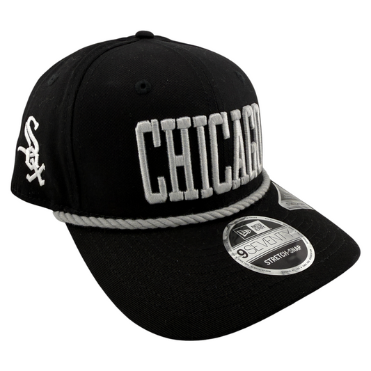 New Era Chicago White Sox MLB Rope 9Seventy Trucker Stretch-Snapback Hat Cap