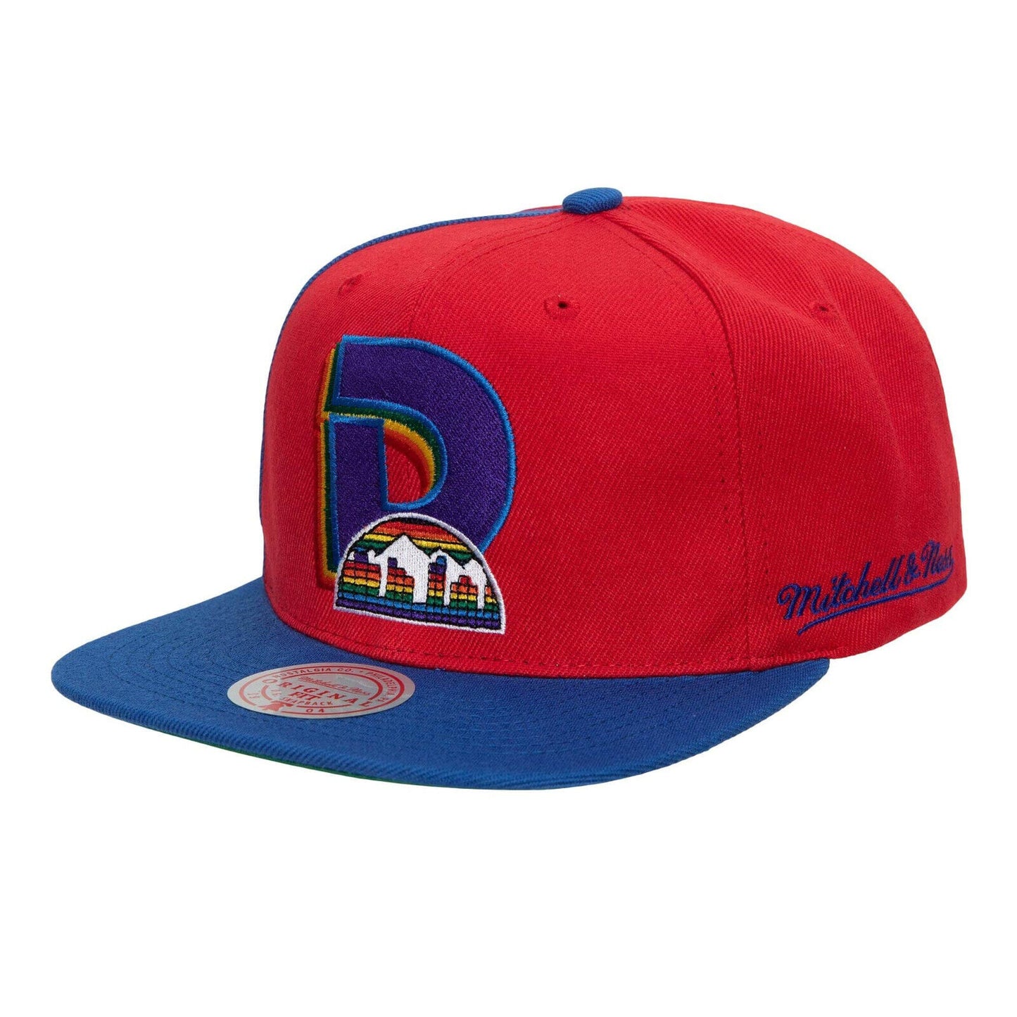 Mitchell & Ness Denver Nuggets NBA Rear Script Deadstock Patch Snapback Hat