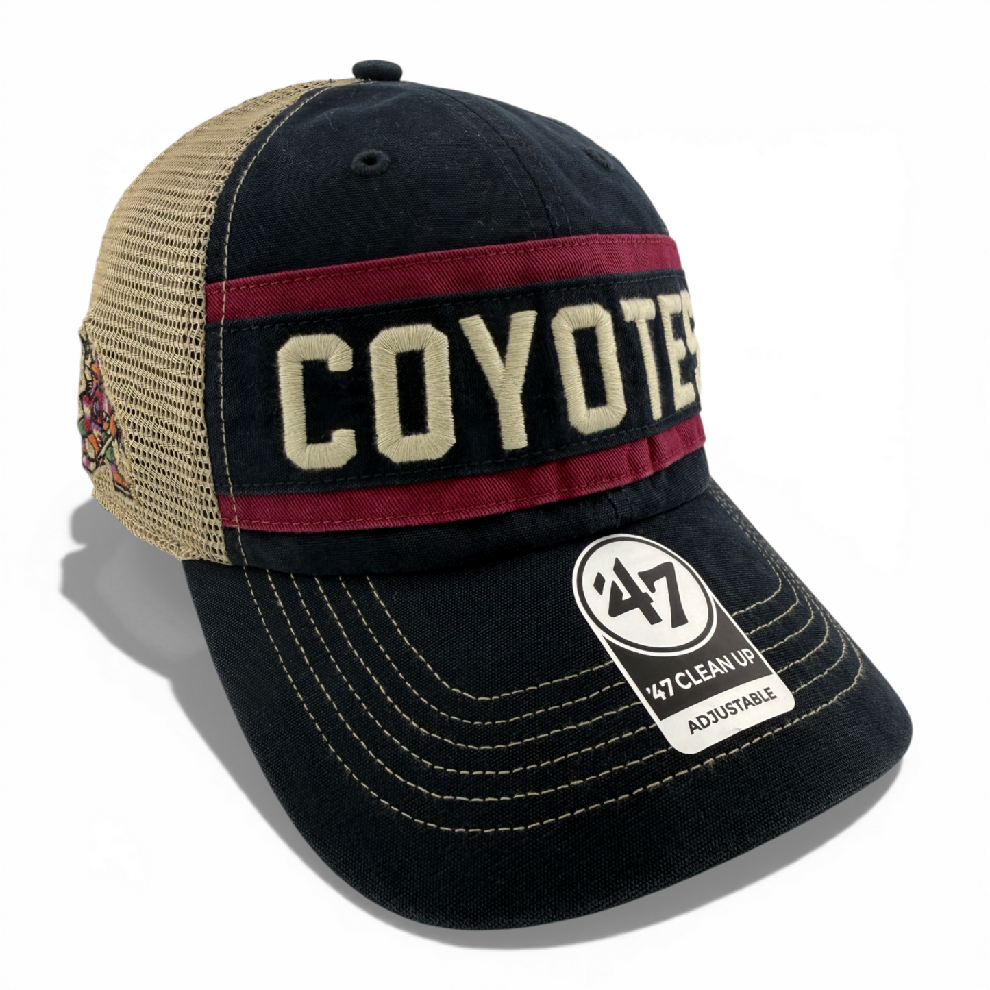 '47 Brand Arizona Coyotes NHL Vintage Trawler Clean Up Adjustable Dad Hat Cap