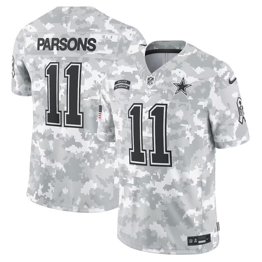 Nike Dallas Cowboys NFL #11 Micah Parsons 2024 Salute to Service Jersey Mens S