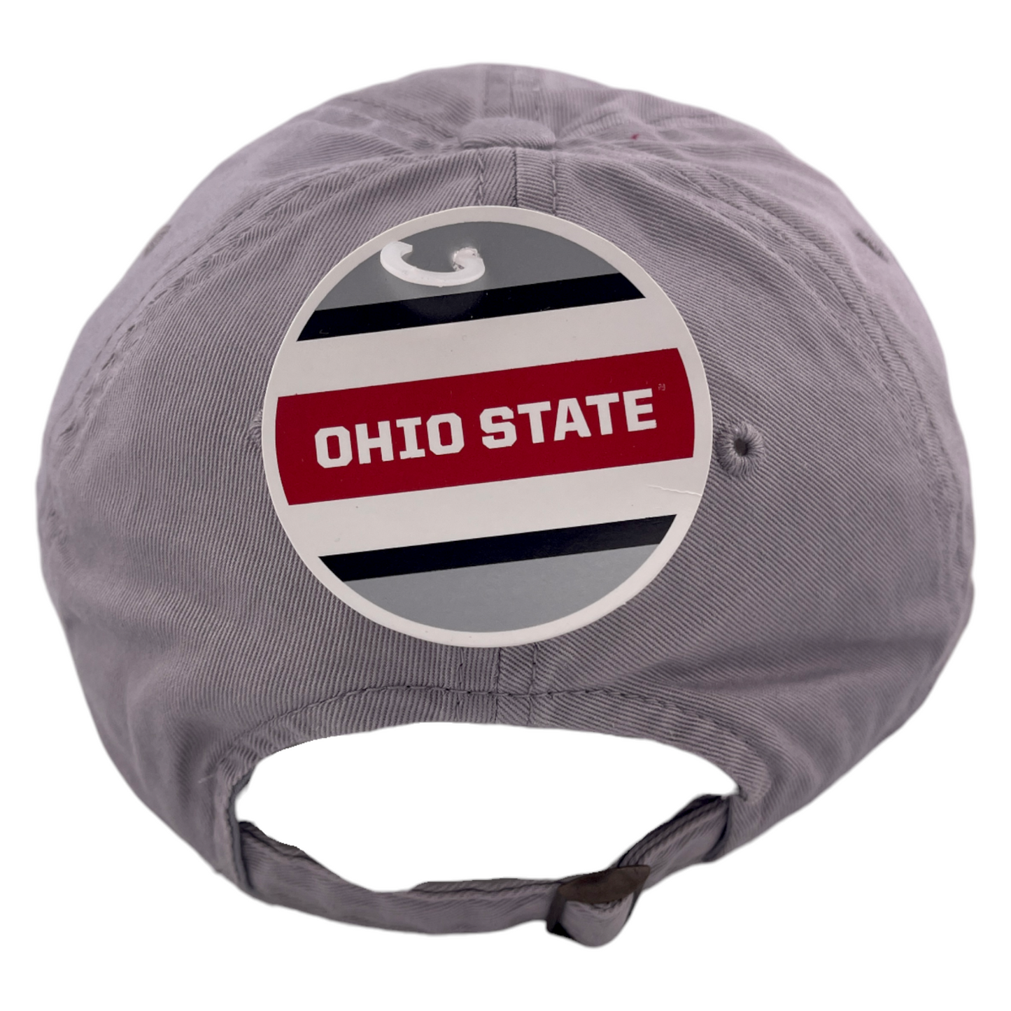 Ohio State University Buckeyes NCAA Ohio State Logo Grey Adjustable Dad Hat Cap