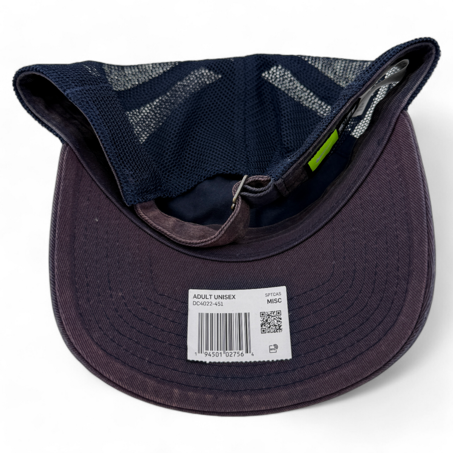 Nike Cappellino Heritage86 Purple Mesh Back Adjustable Unstructured Dad Hat Cap