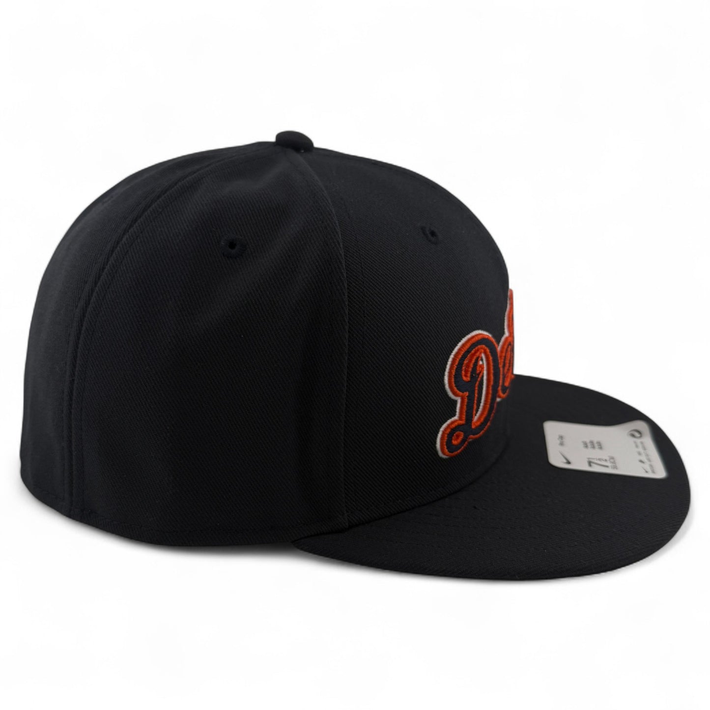 Nike Pro Cap Detroit Tigers MLB True Script Logo Navy Blue 59FIFTY Fitted Hat