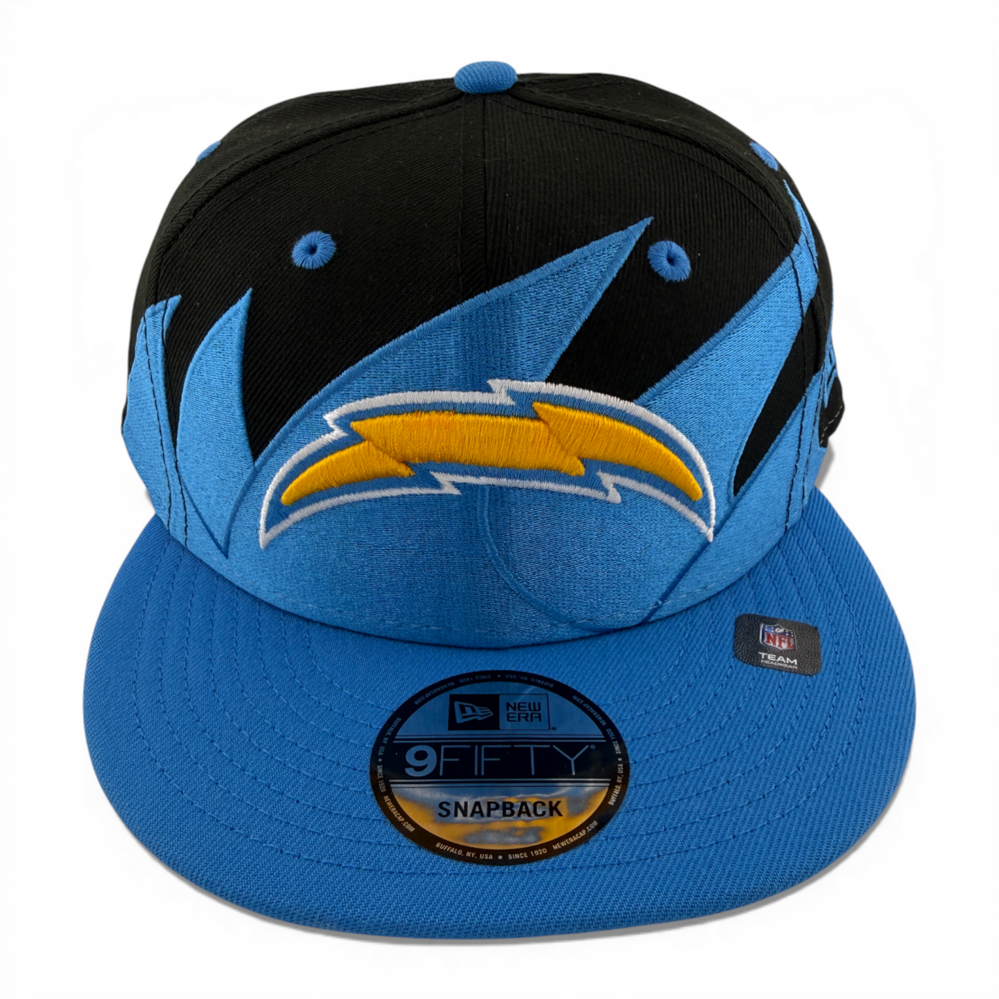 New Era Los Angeles Chargers NFL Retro Wave Sharktooth Neon 9Fifty Snapback Hat