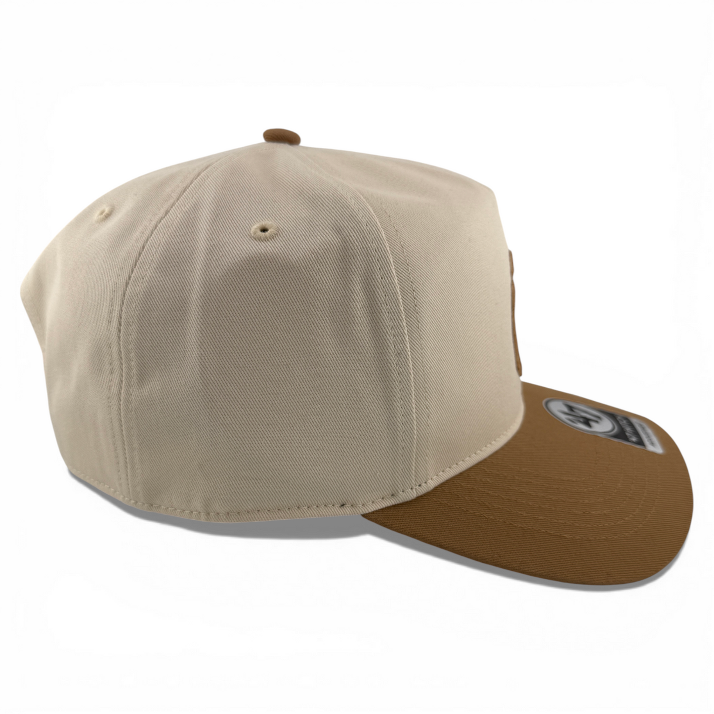 '47 Brand New York Yankees Natural Khaki Tan Hitch A-Frame Snapback Adjustable