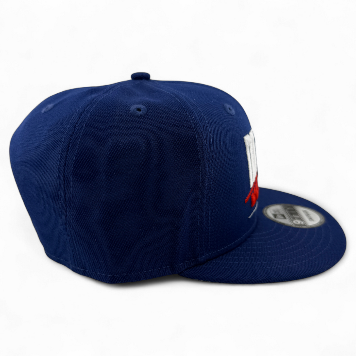 New Era Los Angeles Dodgers MLB Sliced Logo 9FIFTY Snapback Adjustable Hat Cap