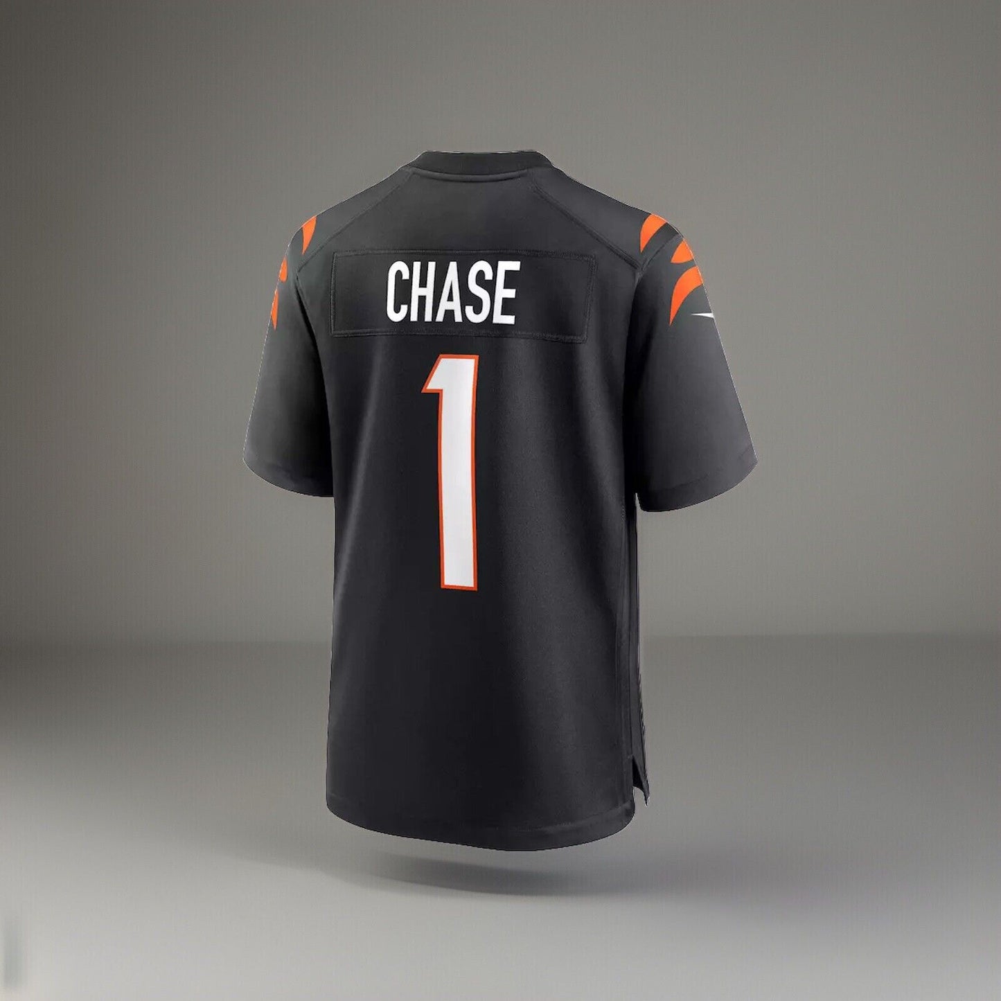 Nike Ja'Marr Chase #1 Cincinnati Bengals Black On Field Dri-FIT Jersey Men’s Sizes