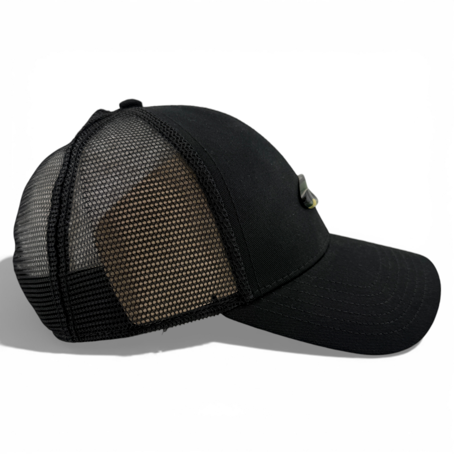 Oakley Ellipse Black Camo/Logo Trucker Mesh Back Adjustable SnapBack Hat Cap
