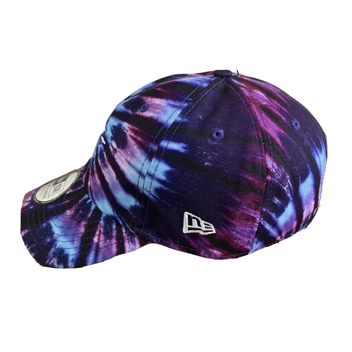 New Era Houston Astros Purple Tie Dye MLB Casual Classic Dad Hat Cap Adjustable