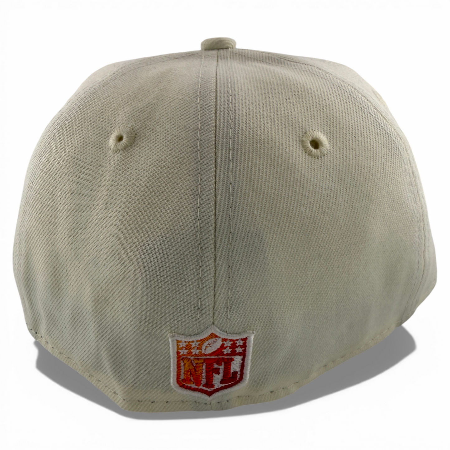 New Era Tampa Bay Buccaneers NFL Cream Throwback 59Fifty Fitted Hat Cap DAMAGED