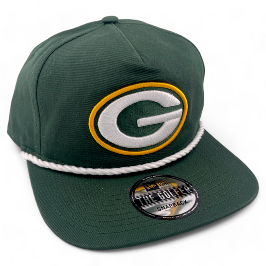 ~NEW DROP~ New Era Green Bay Packers NFL The Golfer Rope A-Frame Snapback Adjustable Hat