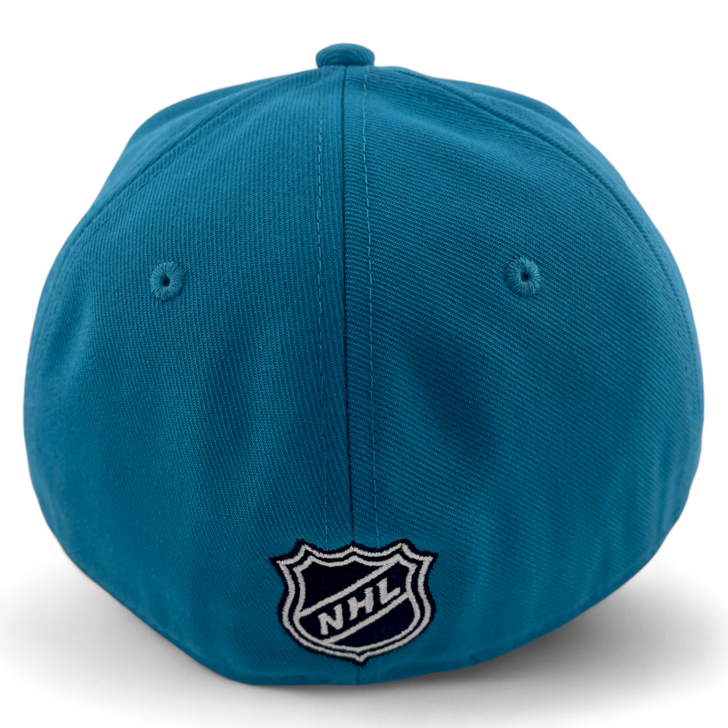 Fanatics San Jose Sharks NHL Hockey Teal Blue Core Primary Logo Fitted Hat