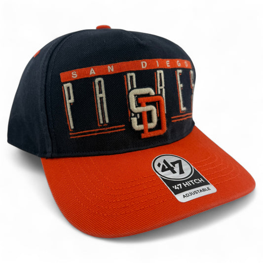 '47 Brand San Deigo Padres Double Header Hitch A-Frame Snapback Adjustable Hat
