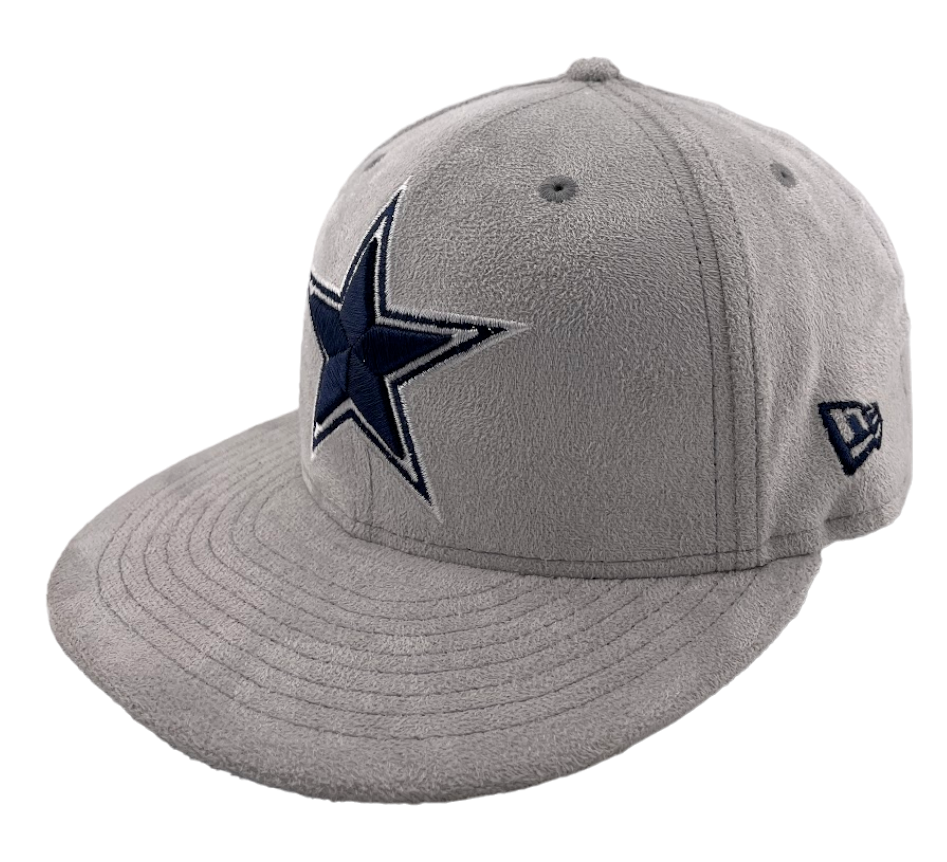 New Era Dallas Cowboys Pro Image Custom Metallic Suede Patch 59FIFTY Fitted Hat Cap