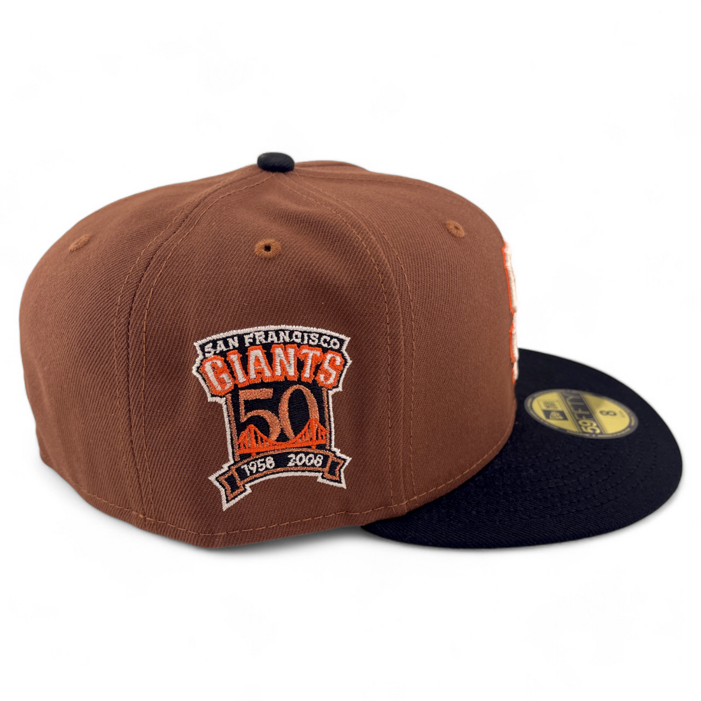 New Era San Francisco Giants MLB Harvest Pack 50th Patch 59Fifty Fitted Hat Cap