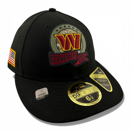 New Era Washington Commanders NFL Salute to Service 59Fifty Low Profile Fitted