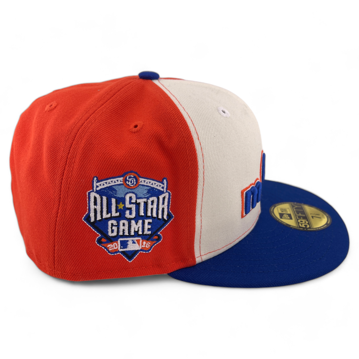 New Era New York Mets MLB Retro Fun Logo Pack Orange/Blue 59Fifty Fitted Hat Cap