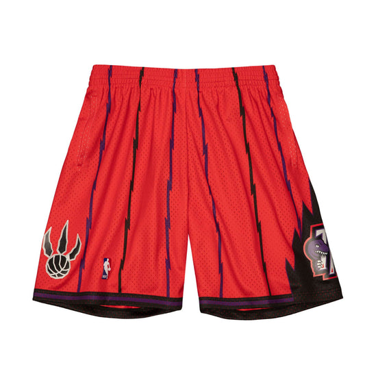 Mitchell & Ness Toronto Raptors 1998 Swingman Shorts Red Logo Men's