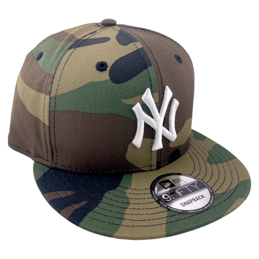 New Era New York Yankees Basic Camouflage Camo 9FIFTY Snapback Adjustable Hat Cap