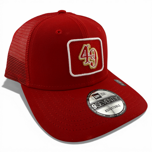 New Era San Francisco 49ers Deceptor Trucker 9Seventy Snapback Adjustable Hat