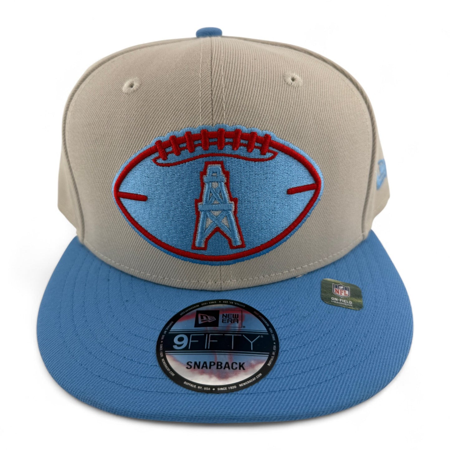 New Era Houston Oilers NFL 2024 Historic Throwback Logo 9Fifty Snapback Hat Cap