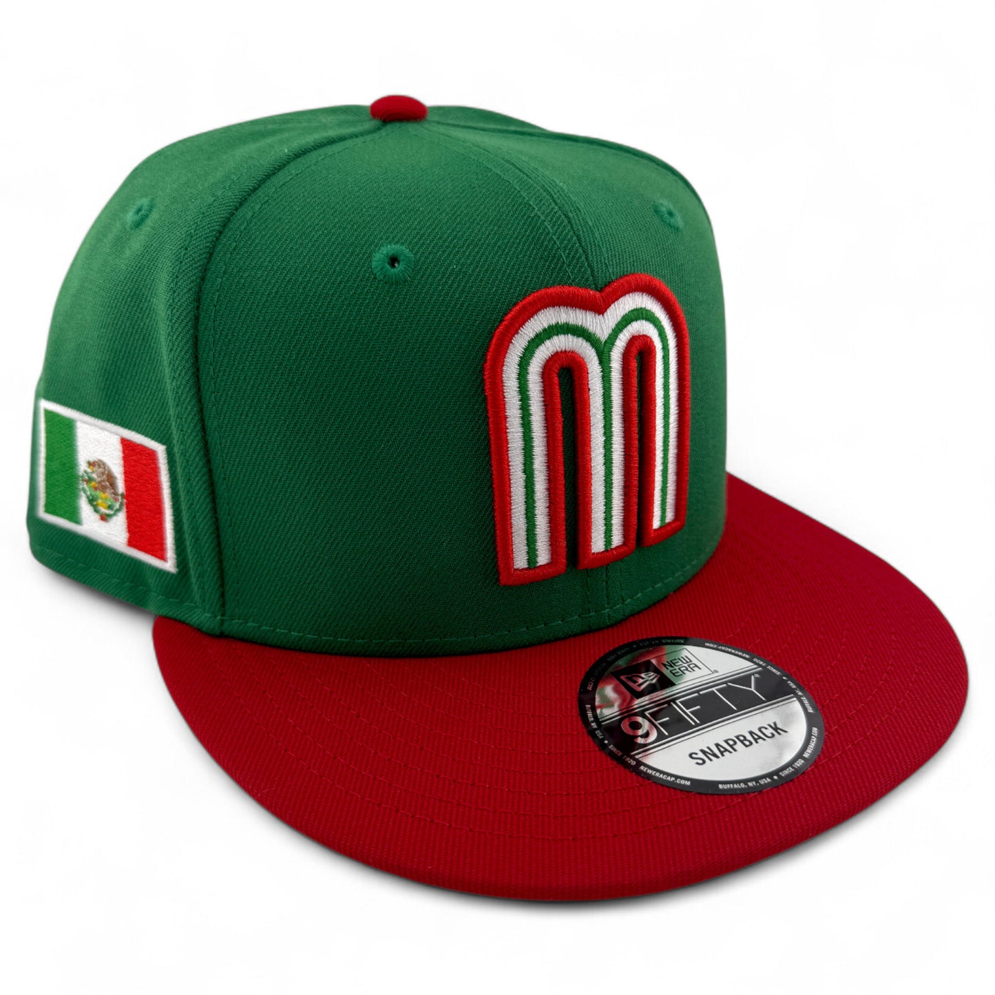 New Era Mexico National Team LMB Green Flag 9FIFTY Snapback Adjustable Hat Cap