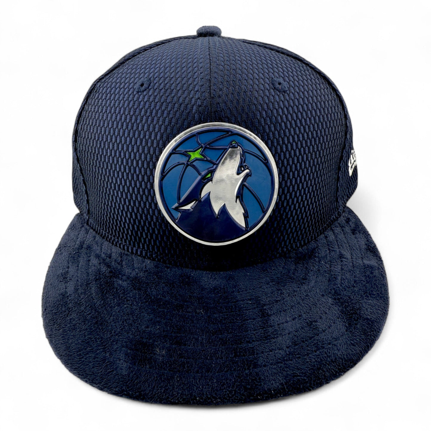 New Era Minnesota Timberwolves NBA Felt Visor Deadstock 59Fifty Fitted Hat Cap