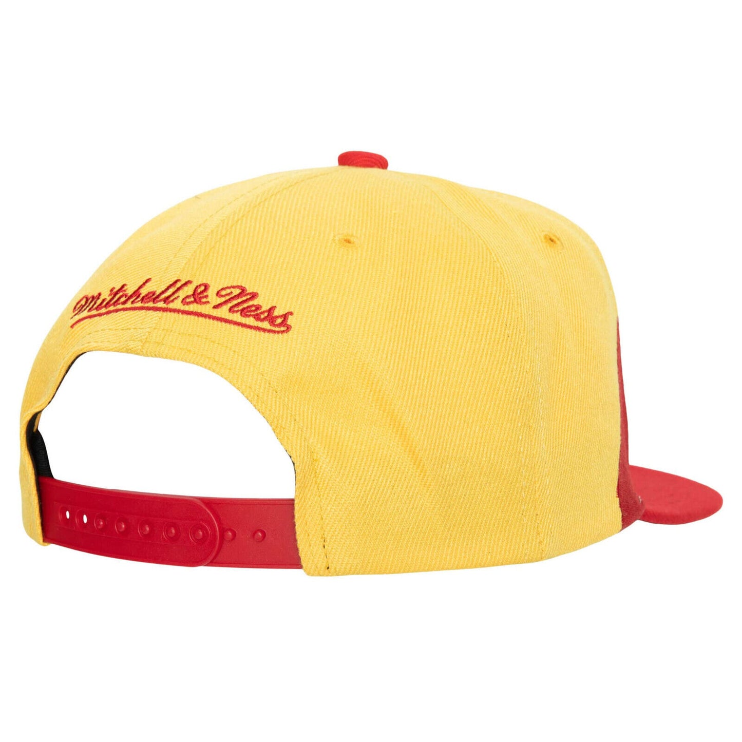 Mitchell & Ness Atlanta Hawks NBA Sharktooth HWC Yellow/Red/Green Snapback Hat