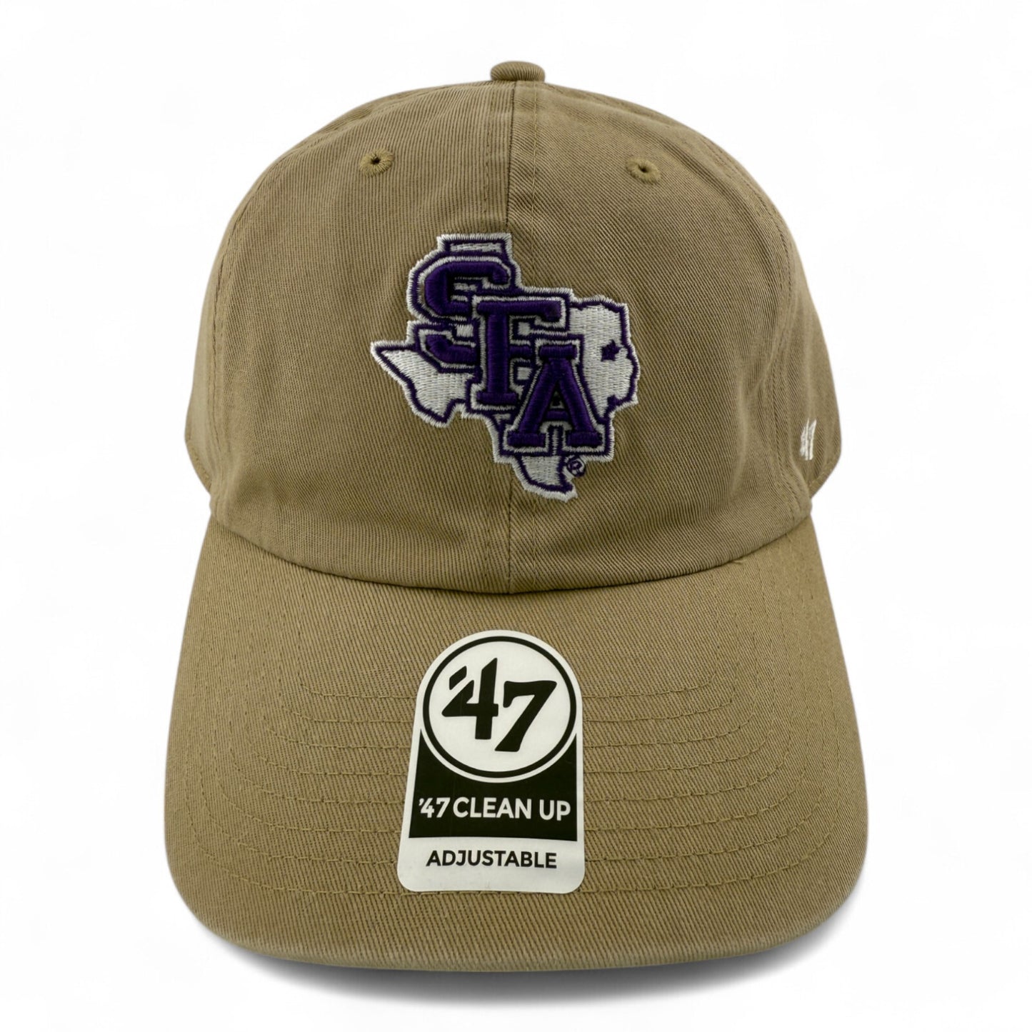 '47 Brand Stephen F Austin University Lumberjack Clean Up Khaki Adjustable Hat